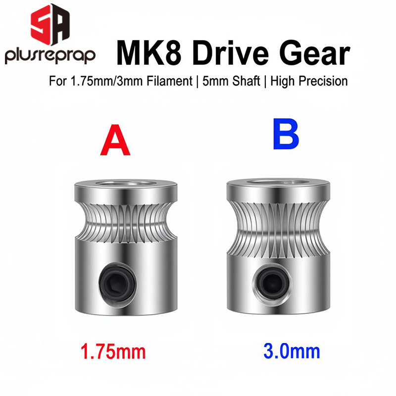 3D Printing Industry - 1PC MK8ไดรฟ์เกียร์สำหรับ1.75Mm 3Mm Filament 3D เครื่องพิมพ์