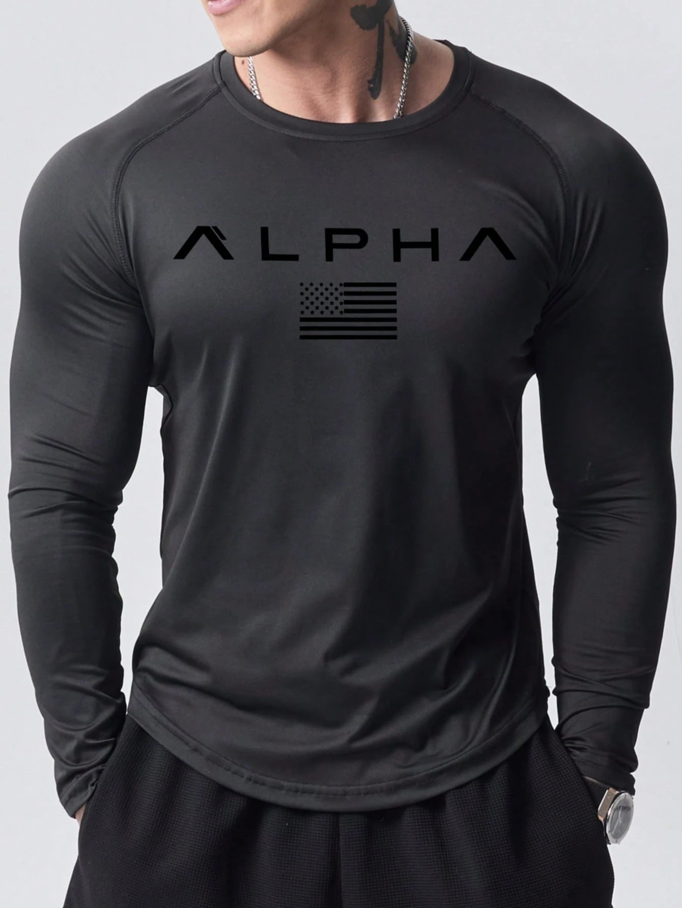 เสื้อยืดแขนยาวสำหรับผู้ชายรุ่น - 3D Printing Custom บทวิจารณ์และราคา